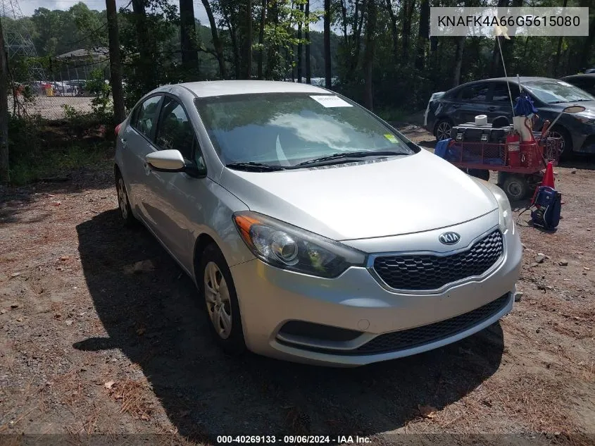 2016 Kia Forte Lx VIN: KNAFK4A66G5615080 Lot: 40269133