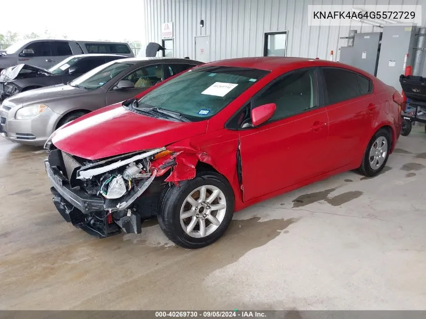 KNAFK4A64G5572729 2016 Kia Forte Lx