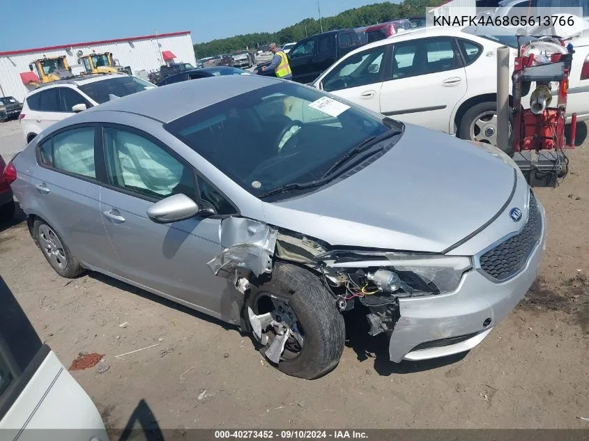 KNAFK4A68G5613766 2016 Kia Forte Lx