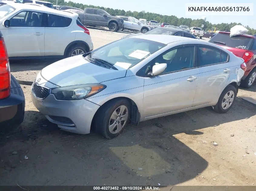 2016 Kia Forte Lx VIN: KNAFK4A68G5613766 Lot: 40273452