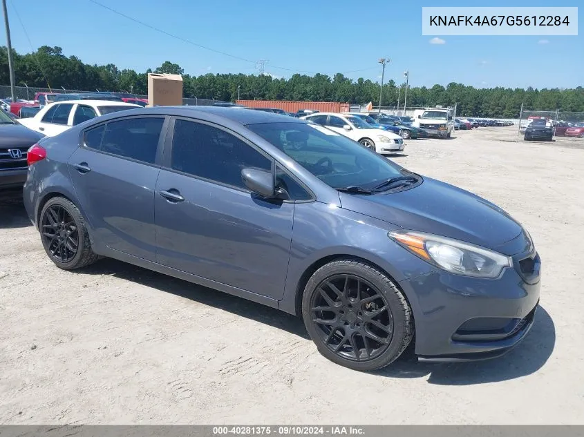 KNAFK4A67G5612284 2016 Kia Forte Lx