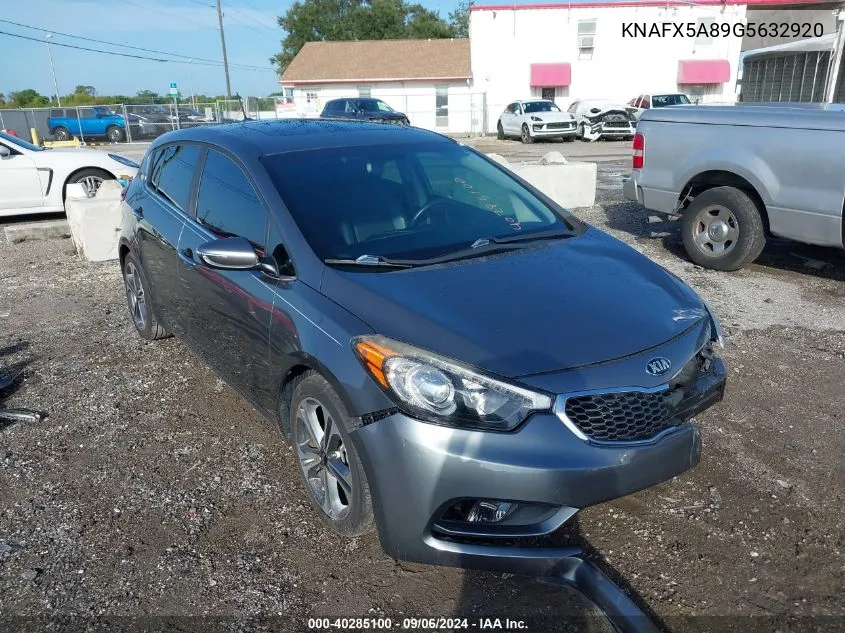 2016 Kia Forte Ex VIN: KNAFX5A89G5632920 Lot: 40285100