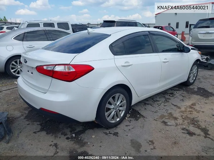 KNAFX4A60G5440021 2016 Kia Forte Lx