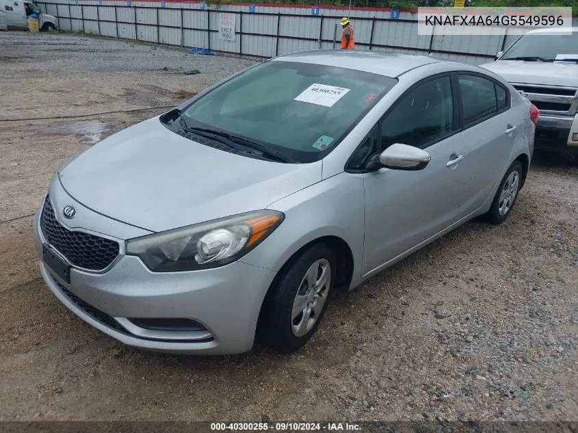 KNAFX4A64G5549596 2016 Kia Forte Lx