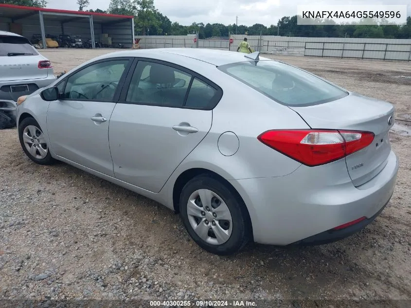 KNAFX4A64G5549596 2016 Kia Forte Lx