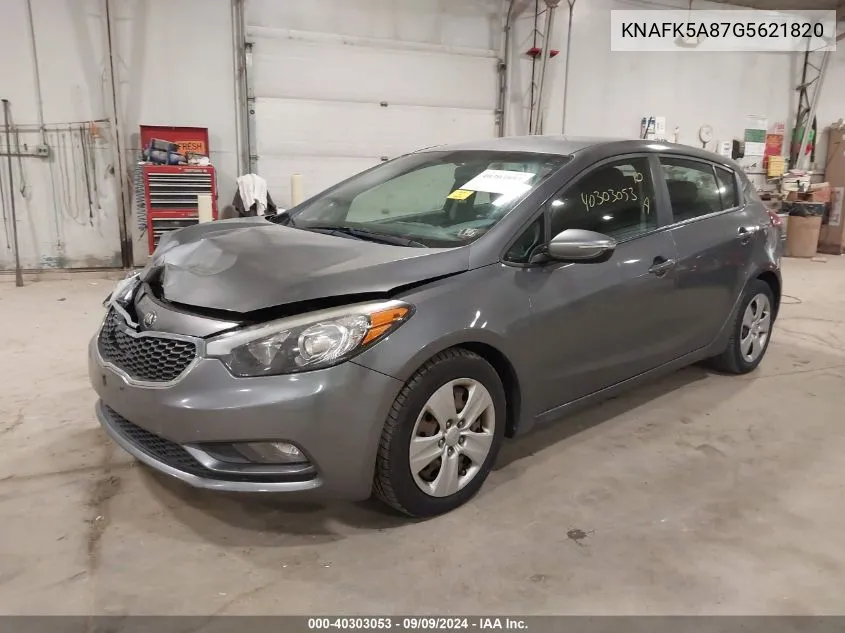 2016 Kia Forte Lx VIN: KNAFK5A87G5621820 Lot: 40303053