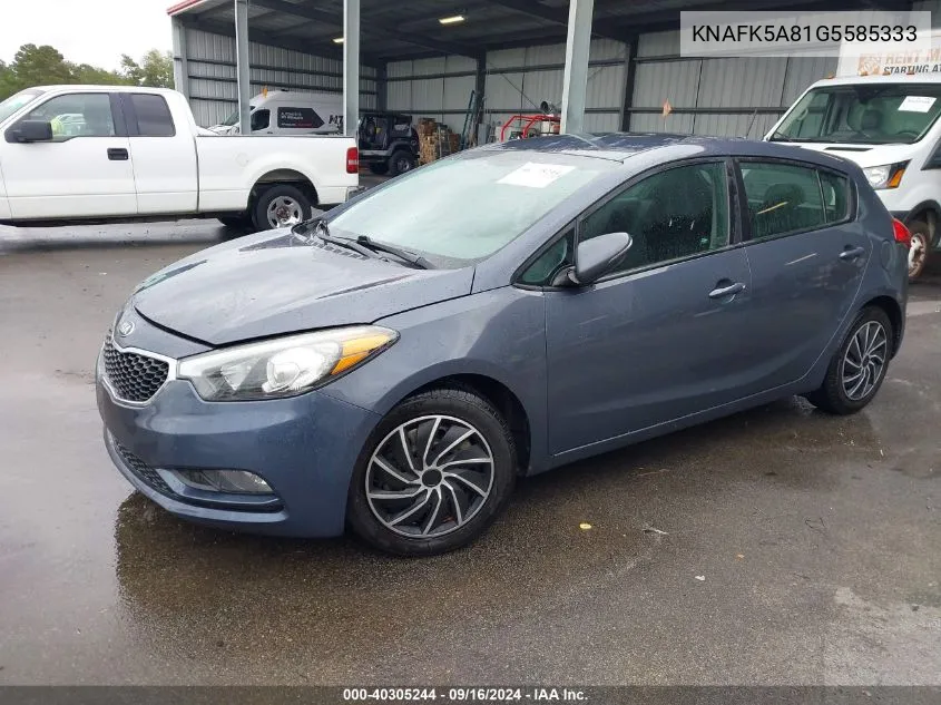 2016 Kia Forte Lx VIN: KNAFK5A81G5585333 Lot: 40305244