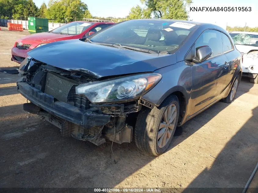 2016 Kia Forte Ex VIN: KNAFX6A84G5619563 Lot: 40321086