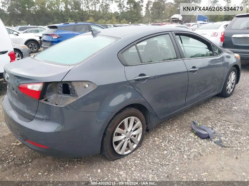 KNAFX4A62G5534479 2016 Kia Forte Lx