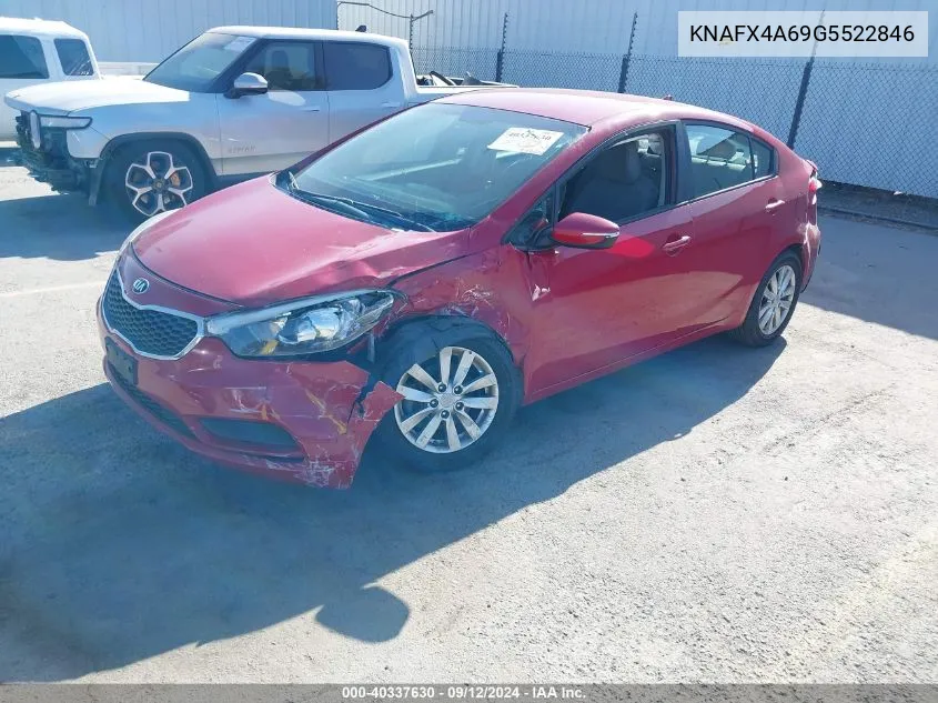 2016 Kia Forte Lx VIN: KNAFX4A69G5522846 Lot: 40337630