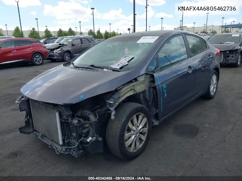 KNAFX4A68G5462736 2016 Kia Forte Lx