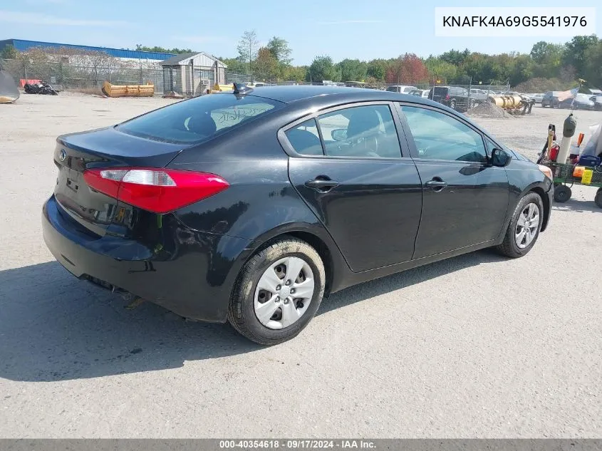 2016 Kia Forte Lx VIN: KNAFK4A69G5541976 Lot: 40354618