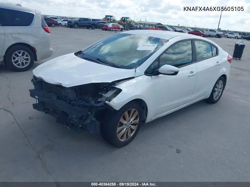 KNAFX4A6XG5605105 2016 Kia Forte Lx