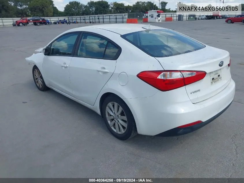 KNAFX4A6XG5605105 2016 Kia Forte Lx