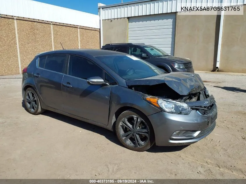 KNAFX5A87G5631765 2016 Kia Forte Ex