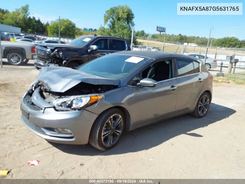 2016 Kia Forte Ex VIN: KNAFX5A87G5631765 Lot: 40373195