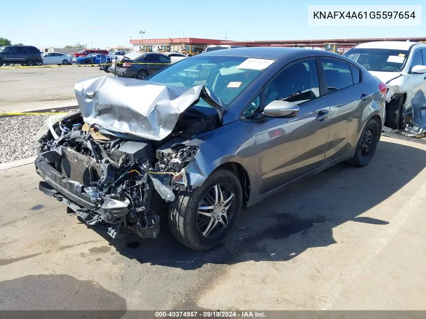 KNAFX4A61G5597654 2016 Kia Forte Lx