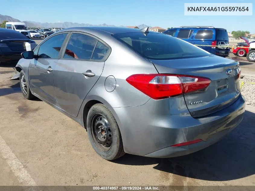 KNAFX4A61G5597654 2016 Kia Forte Lx