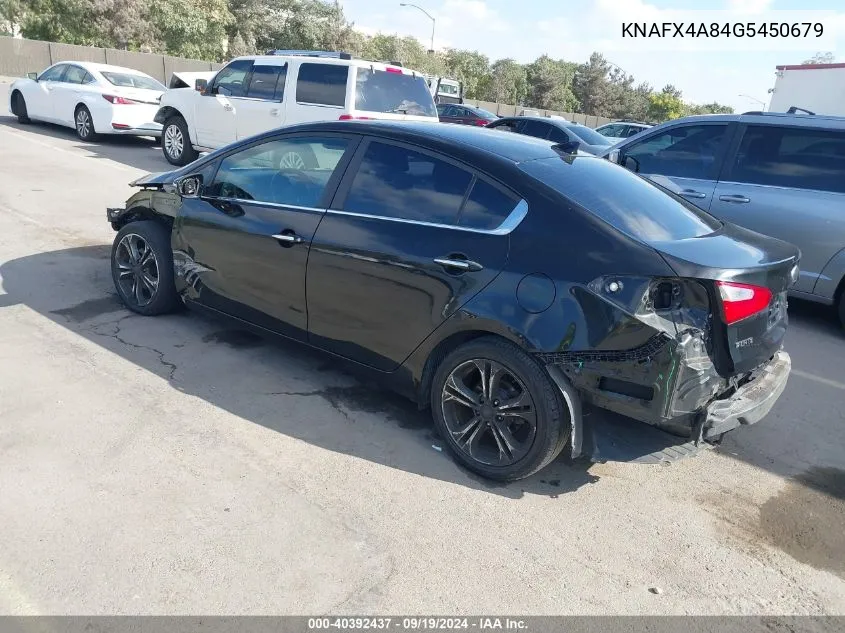 KNAFX4A84G5450679 2016 Kia Forte Ex