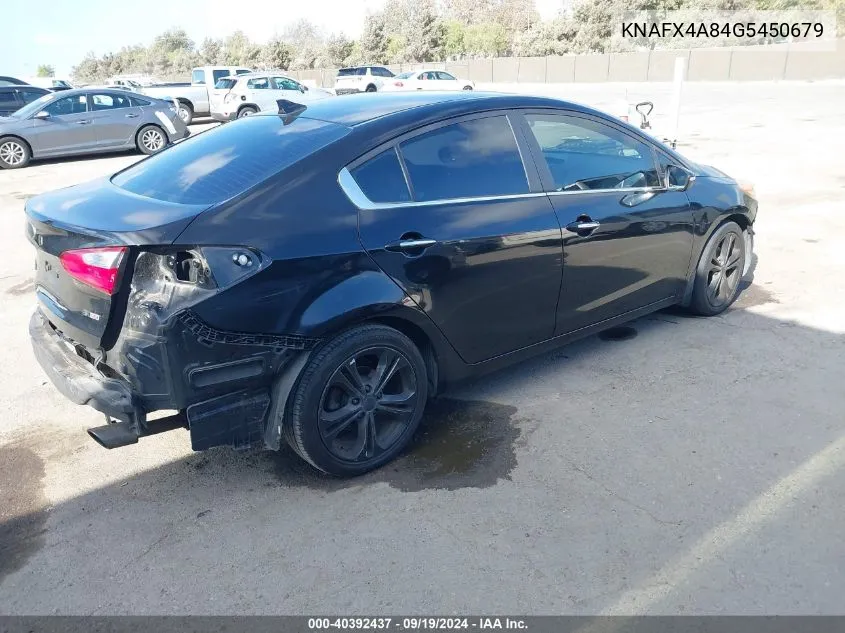 KNAFX4A84G5450679 2016 Kia Forte Ex