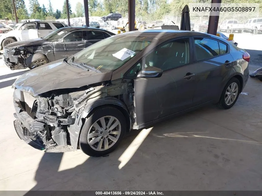 KNAFX4A60G5508897 2016 Kia Forte Lx