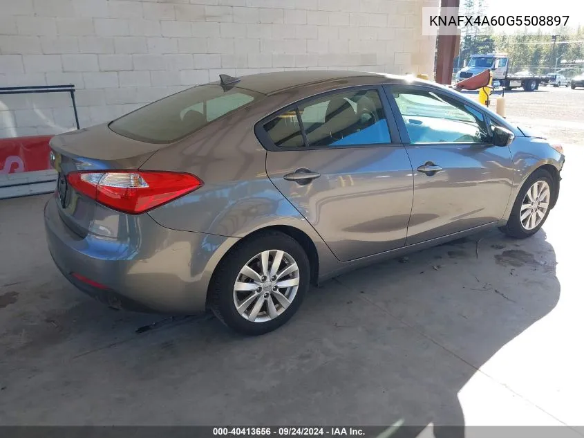 KNAFX4A60G5508897 2016 Kia Forte Lx