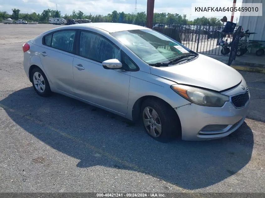 KNAFK4A64G5459010 2016 Kia Forte Lx