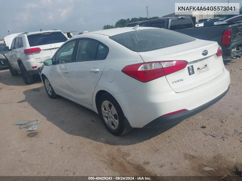 KNAFK4A64G5573041 2016 Kia Forte Lx