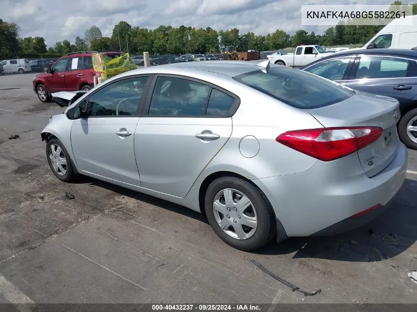 KNAFK4A68G5582261 2016 Kia Forte Lx