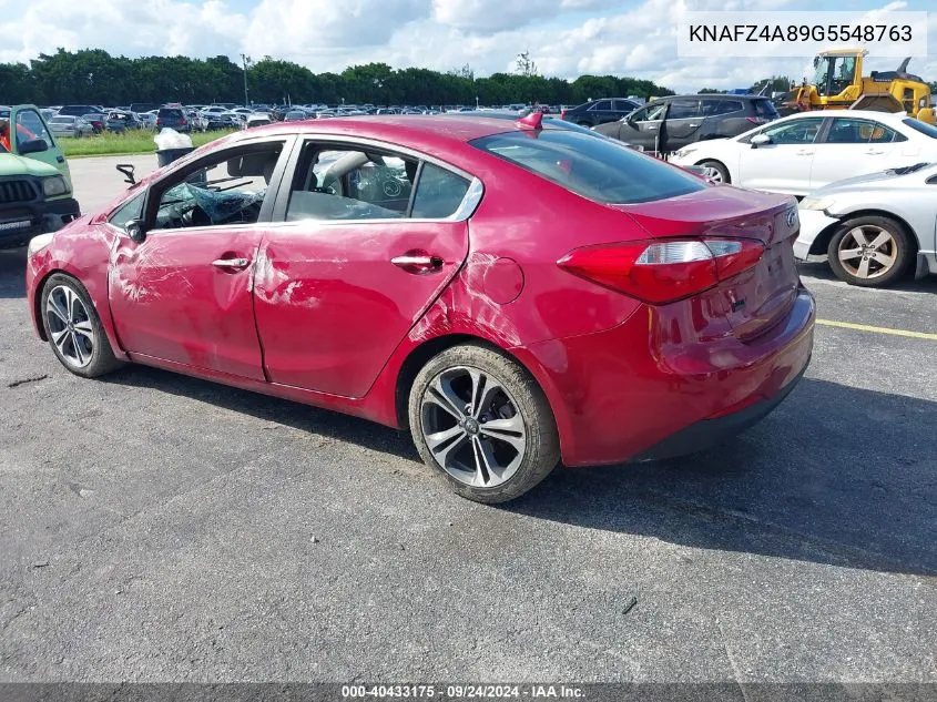 KNAFZ4A89G5548763 2016 Kia Forte Ex