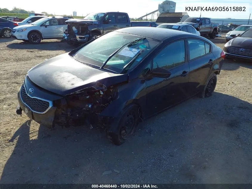 2016 Kia Forte Lx VIN: KNAFK4A69G5615882 Lot: 40460440