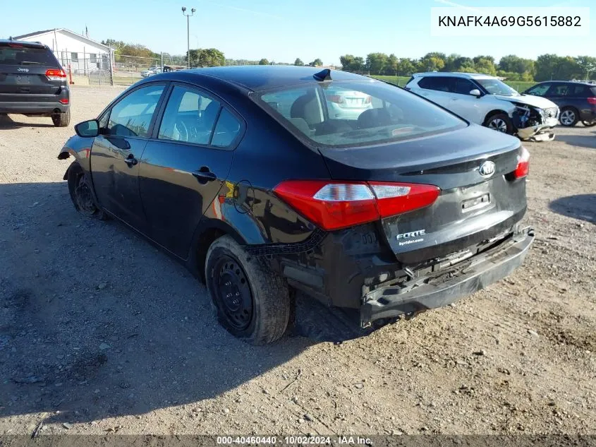 2016 Kia Forte Lx VIN: KNAFK4A69G5615882 Lot: 40460440