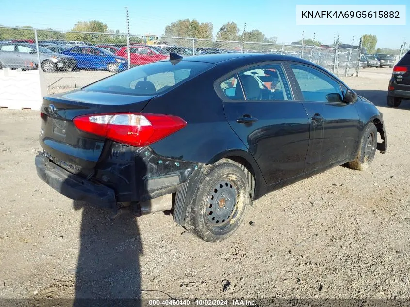 2016 Kia Forte Lx VIN: KNAFK4A69G5615882 Lot: 40460440