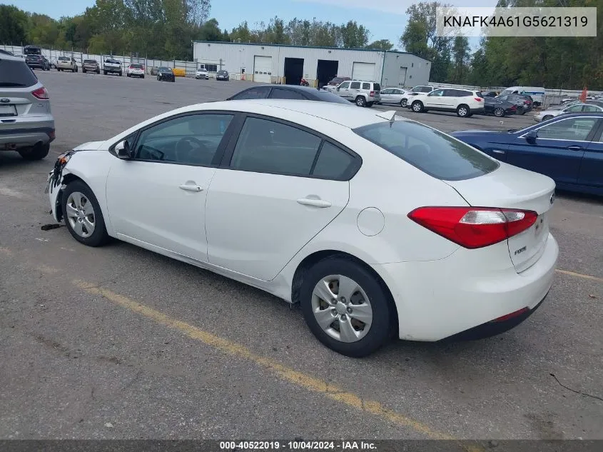 KNAFK4A61G5621319 2016 Kia Forte Lx