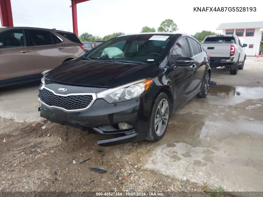 2016 Kia Forte Ex VIN: KNAFX4A87G5528193 Lot: 40527354