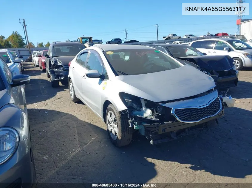 2016 Kia Forte Lx VIN: KNAFK4A65G5563117 Lot: 40605430