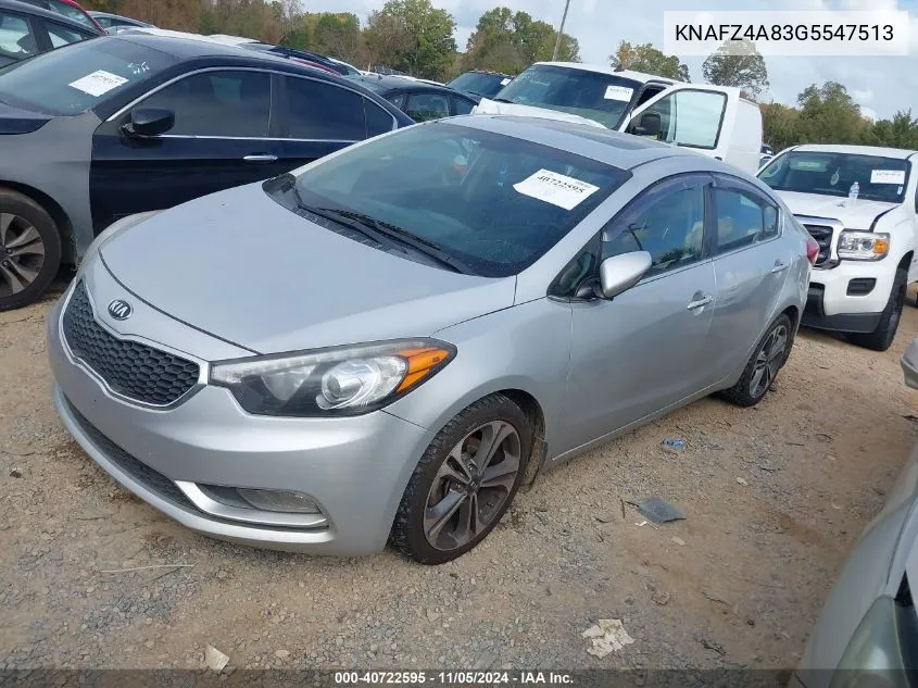 KNAFZ4A83G5547513 2016 Kia Forte Ex