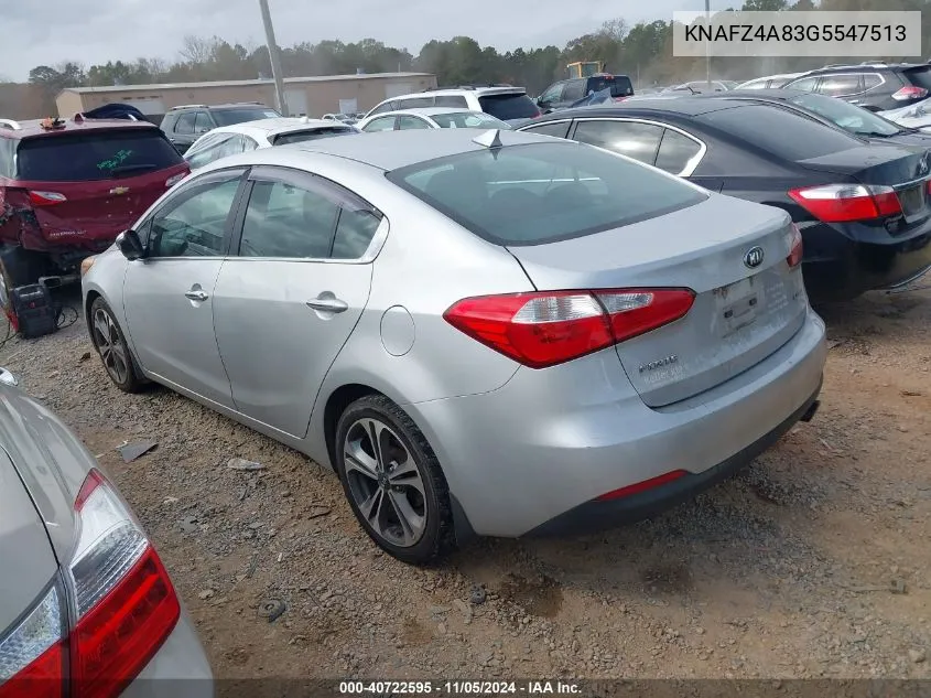 KNAFZ4A83G5547513 2016 Kia Forte Ex