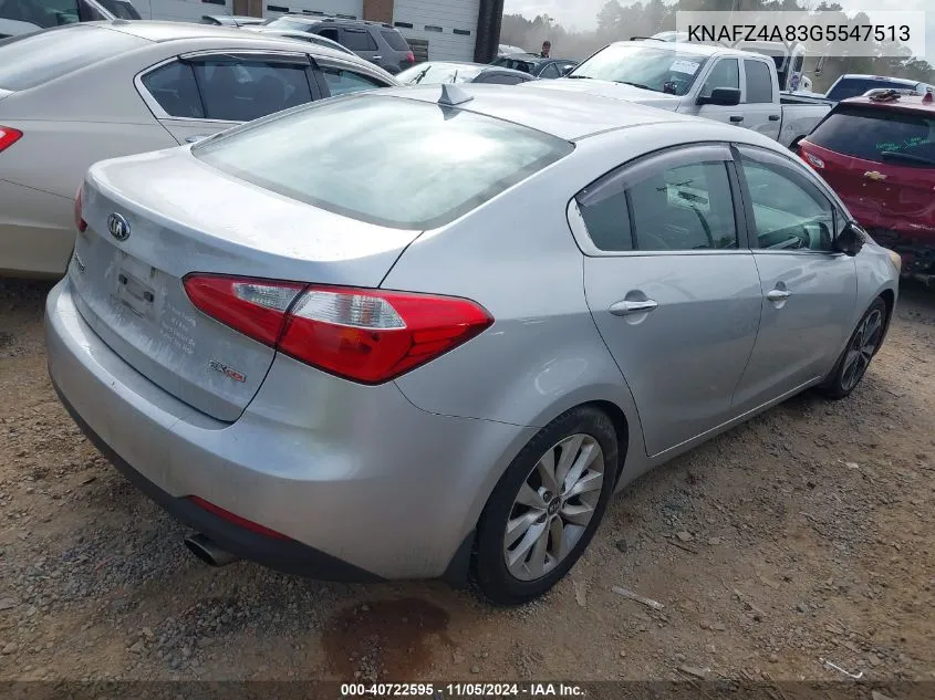 KNAFZ4A83G5547513 2016 Kia Forte Ex