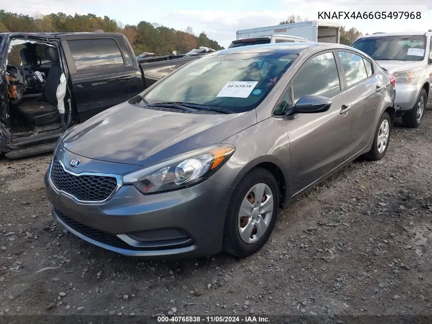 2016 Kia Forte Lx VIN: KNAFX4A66G5497968 Lot: 40765838