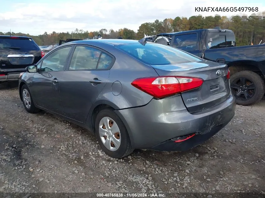 KNAFX4A66G5497968 2016 Kia Forte Lx