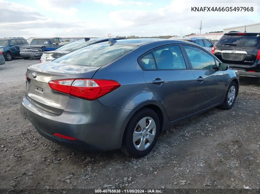 2016 Kia Forte Lx VIN: KNAFX4A66G5497968 Lot: 40765838