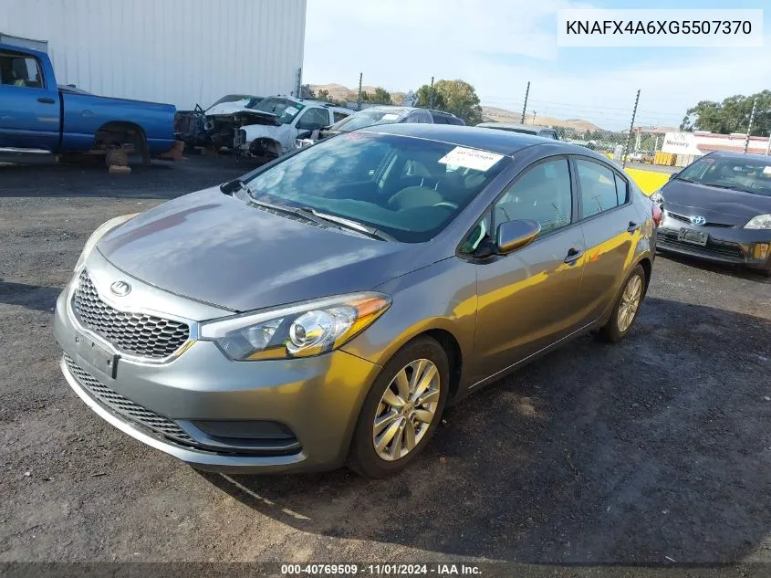 2016 Kia Forte Lx VIN: KNAFX4A6XG5507370 Lot: 40769509