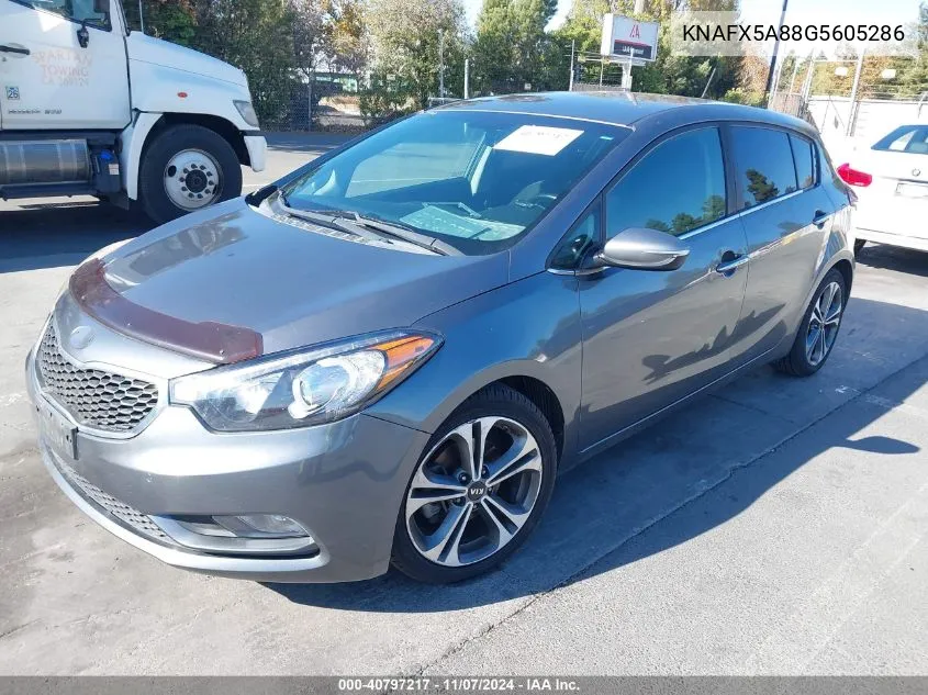 2016 Kia Forte Ex VIN: KNAFX5A88G5605286 Lot: 40797217