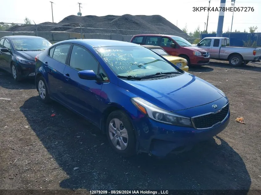 3KPFK4A78HE067276 2017 Kia Forte