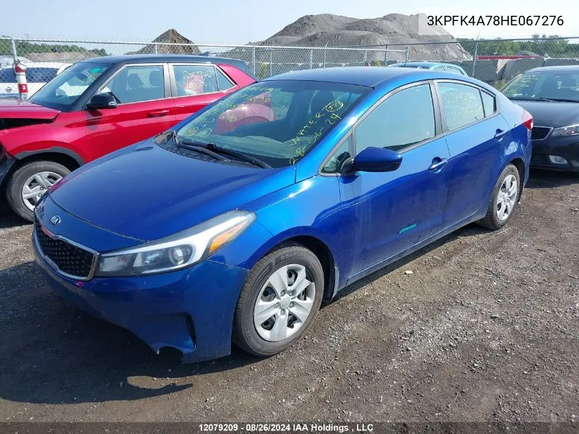 2017 Kia Forte VIN: 3KPFK4A78HE067276 Lot: 12079209