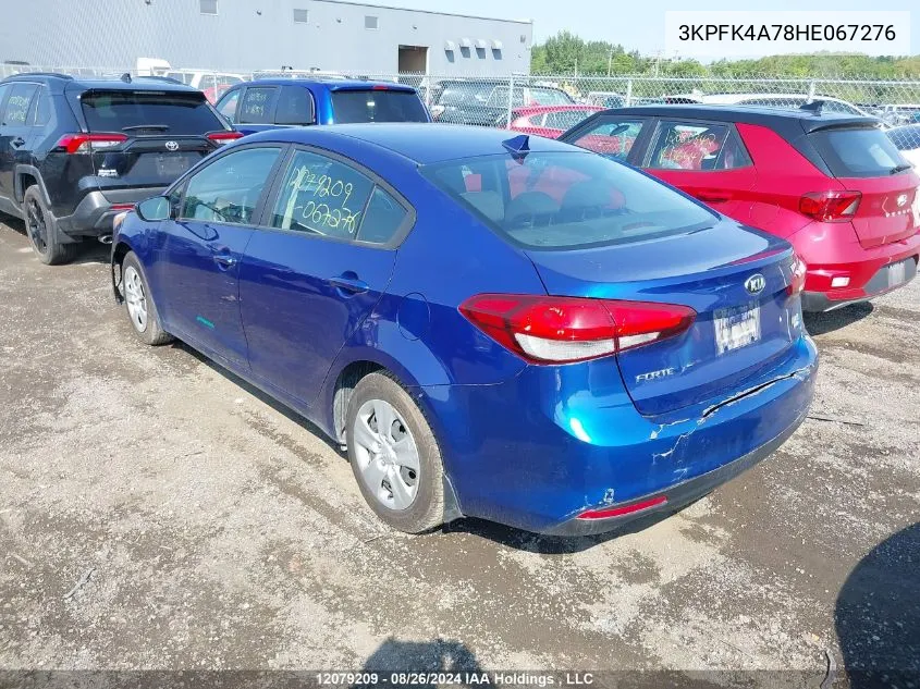 3KPFK4A78HE067276 2017 Kia Forte