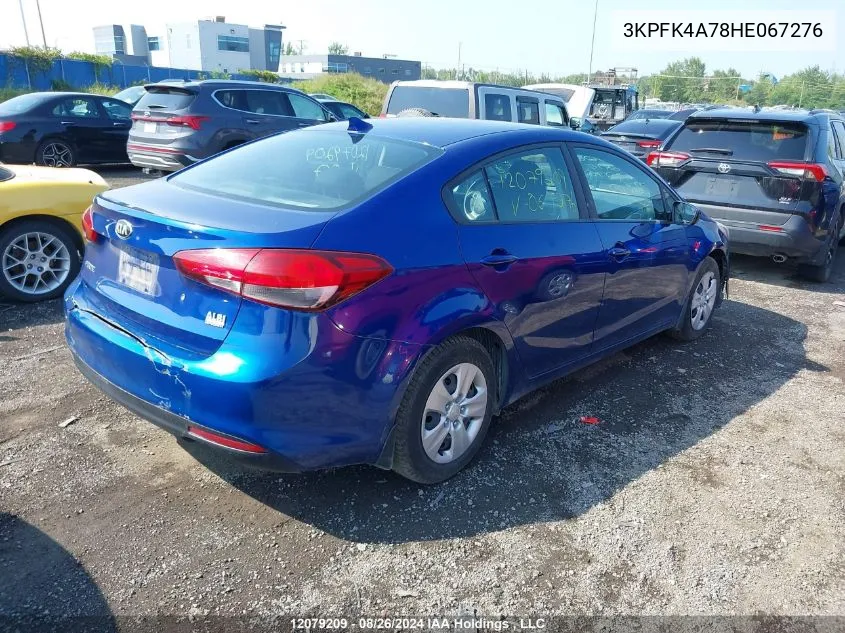 3KPFK4A78HE067276 2017 Kia Forte