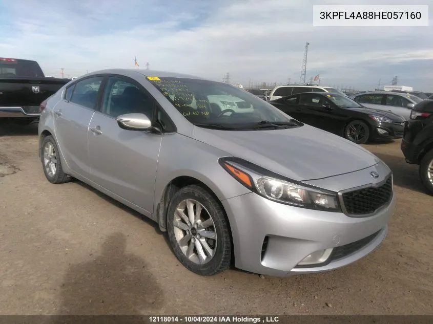 2017 Kia Forte Ex VIN: 3KPFL4A88HE057160 Lot: 12118014