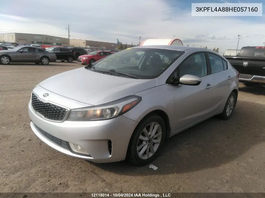 2017 Kia Forte Ex VIN: 3KPFL4A88HE057160 Lot: 12118014